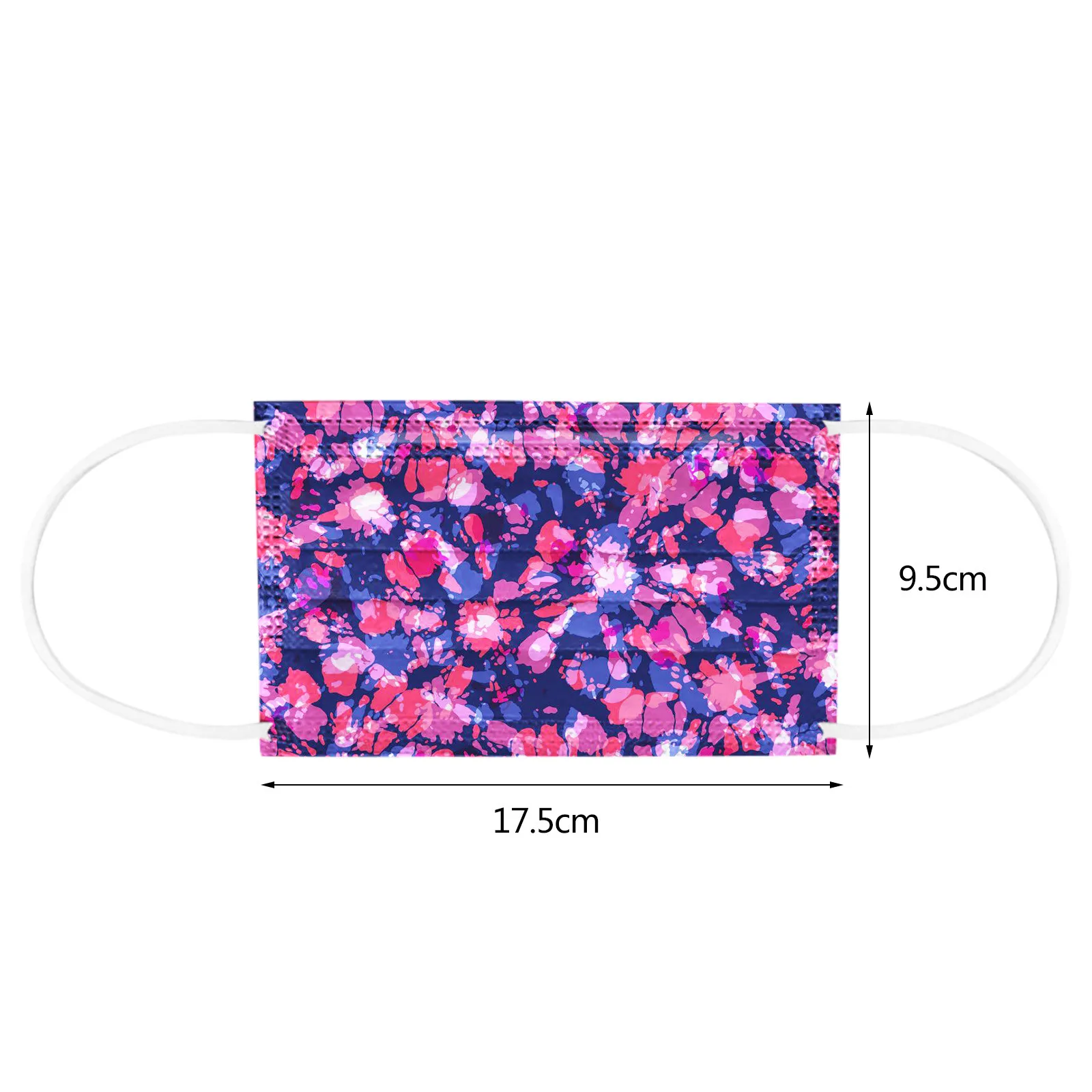 10 шт. одноразовые маски для лица с рисунком бабочек и пчелы