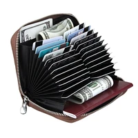 2021 leather bank card holder cowhide purse for documents 7 colors coin wallet women hot case for cards new passport holder