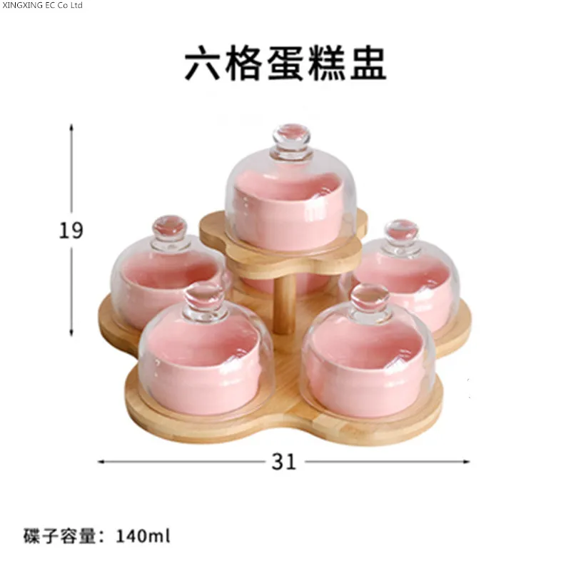 Керамическая десертная чаша духовка для выпечки семейная чашка с крышкой