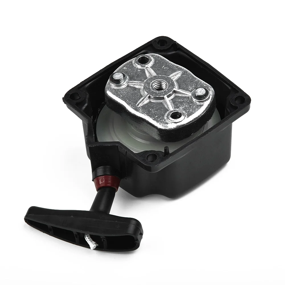 Новый черный потяните старт стартер W/Собачка пластина для 47cc/49cc двигателя Strimmer