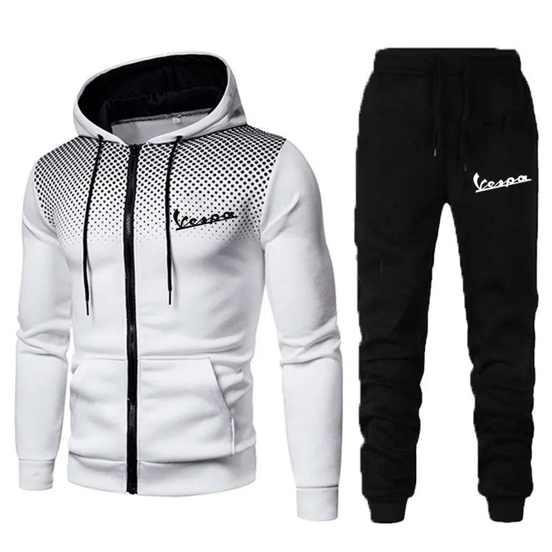

Новинка мужской осенне-зимний костюм толстовка + брюки Повседневная Спортивная одежда брендовый спортивный уличный костюм