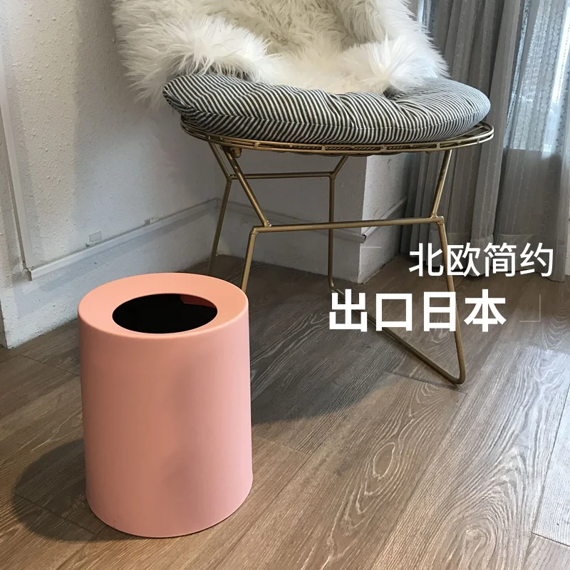 

Nordic Style Trash Can Storage Baskets Cleaning Tools Accessories Recycle Bin Trash Can Cubo Basura Cocina Home Garden