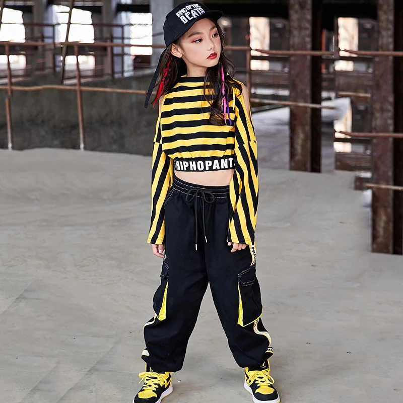 Джазовые костюмы для девочек одежда в стиле хип-хоп костюм чарлидинга детей с