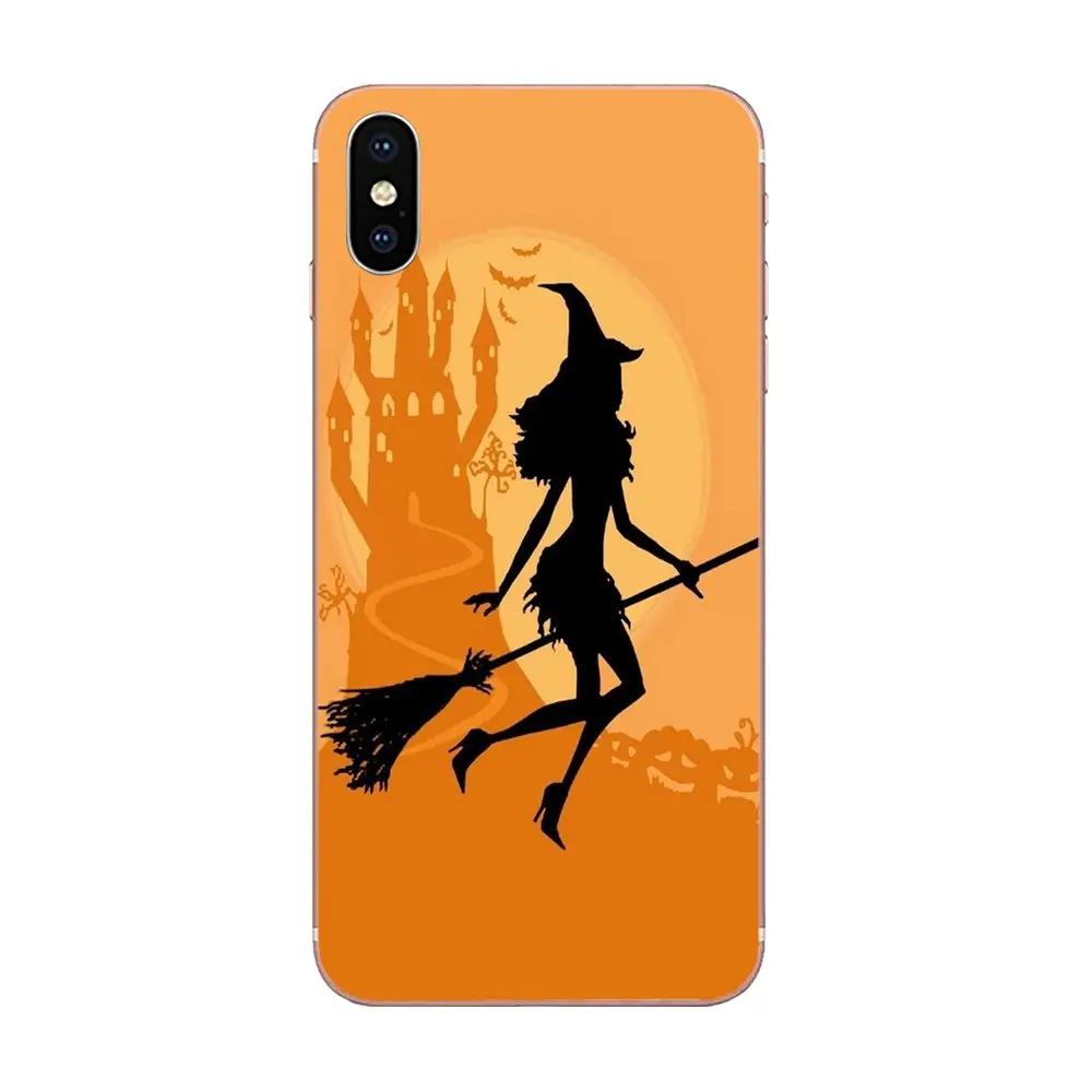 Мягкие прозрачные чехлы для Хэллоуина тканевые тыквы Xiaomi Mi A1 A2 A3 CC9 CC9E 9T mi10 mi9 mi8 pro