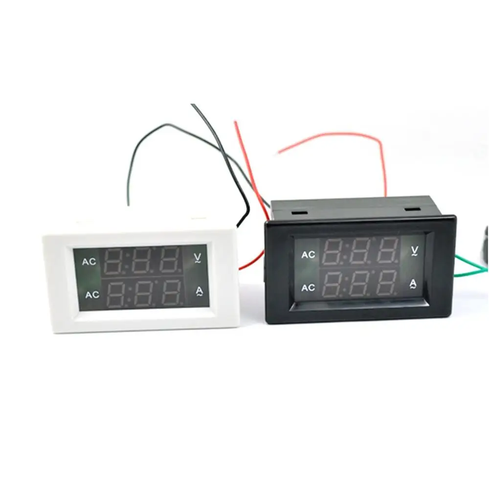 Цифровой Амперметр Вольтметр детектор напряжения светодиодный цифровой дисплей