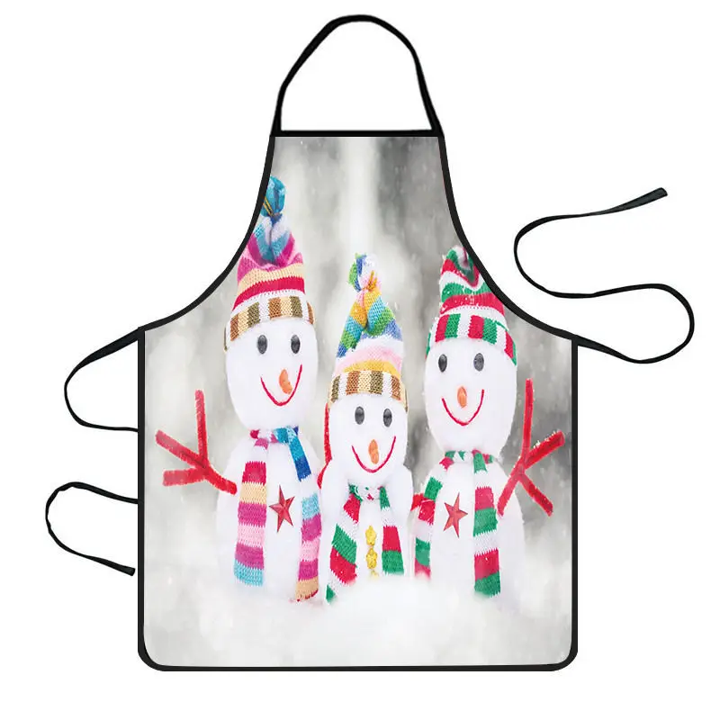 Waterproof Apron Хэллоуин Водонепроницаемый Фартук Кухонный Фартук Рождественский столовый праздничный фартук украшение нагрудник фартук платье для мужчин и женщин Ресторан@ 10 - Цвет: Waterproof Apron