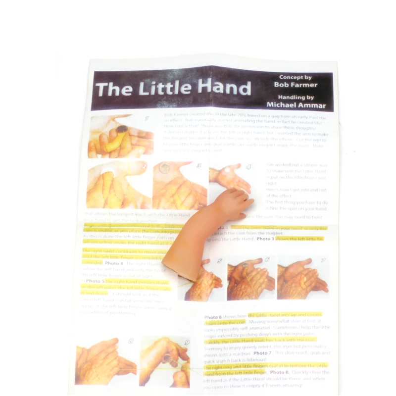 Волшебная маленькая рука Майкл Аммар Волшебные трюки жуткая кукла волшебник