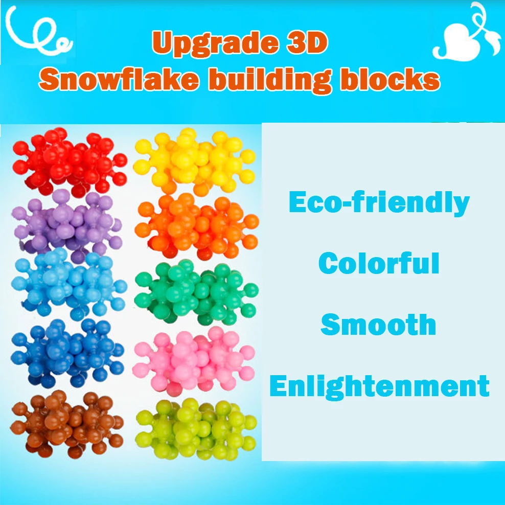 Bloques de interconexi&oacute;n 3D para ni&ntilde;os, 600 unids/caja, bloques de construcci&oacute;n, tabletas de ciruela, juguetes de escritorio DIY-3