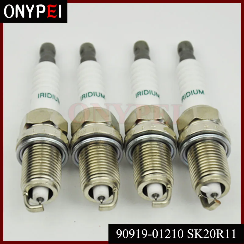 4 шт. Иридиевые свечи зажигания 90919 01210 SK20R11 для Toyota Camry RAV4 Tundra Sienna Lexus 9091901210 01210|plug|plug