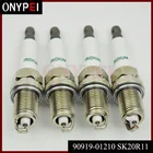 4 шт. Иридиевые свечи зажигания 90919-01210 SK20R11 для Toyota Camry RAV4 Tundra Sienna Lexus 9091901210 90919 01210