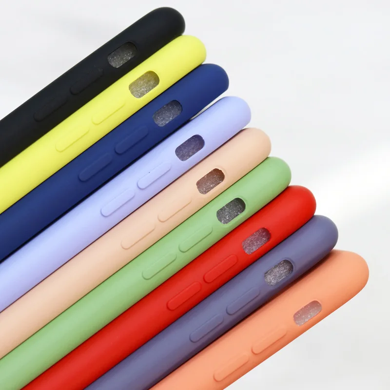 

Soft Liquid Silicone Tpu Phone Cushion Cover For Samsung galaxy A51 A71 A70s A30 Note10 8 9 pro Case