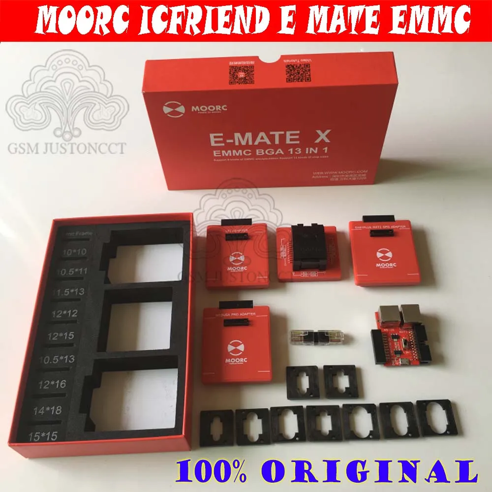 Новинка MOORC высокоскоростная фотовспышка EMATE EMMC BGA 13 в 1 для 100 136 168 153 169 162 186 221 529 254 |