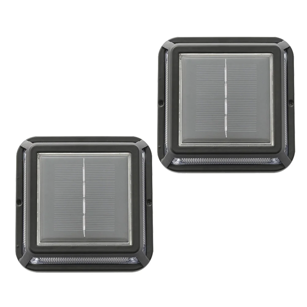2 шт./комплект водонепроницаемые светодиодные светильники на солнечной батарее |