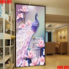 Алмазная вышивка Павлин, картина с большим рисунком 5d, вышивка крестиком, мозаика, домашний декор