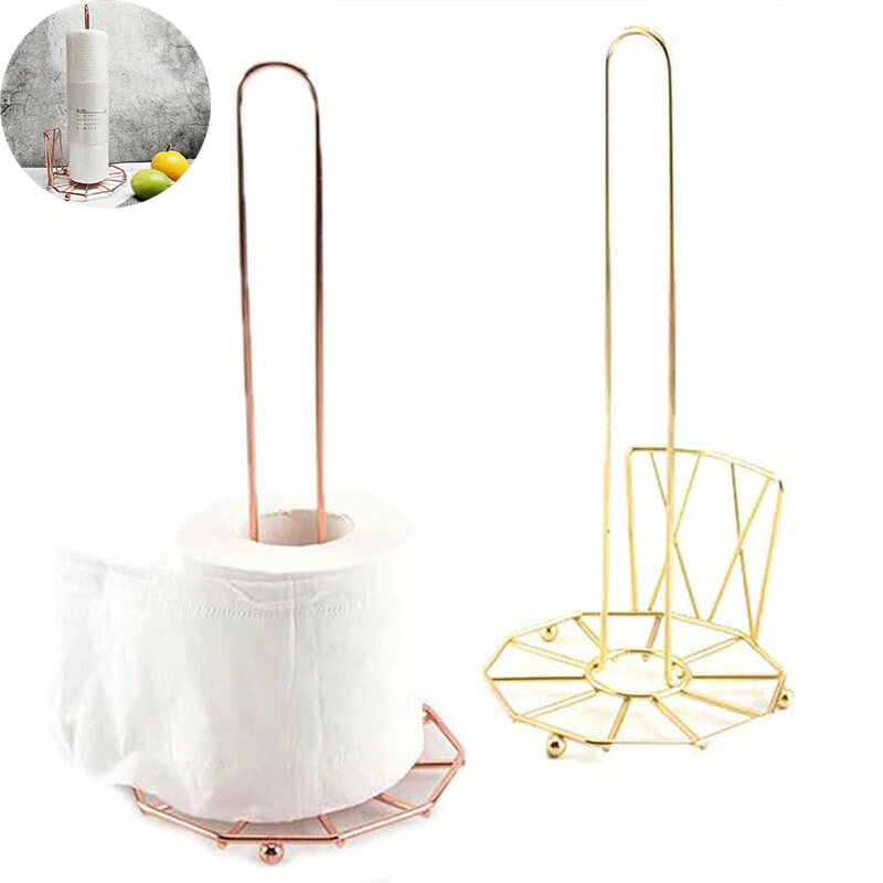 

Kitchen Holder Bathroom Roll Paper Towel Stand Napkins Tissue Toilet Paper