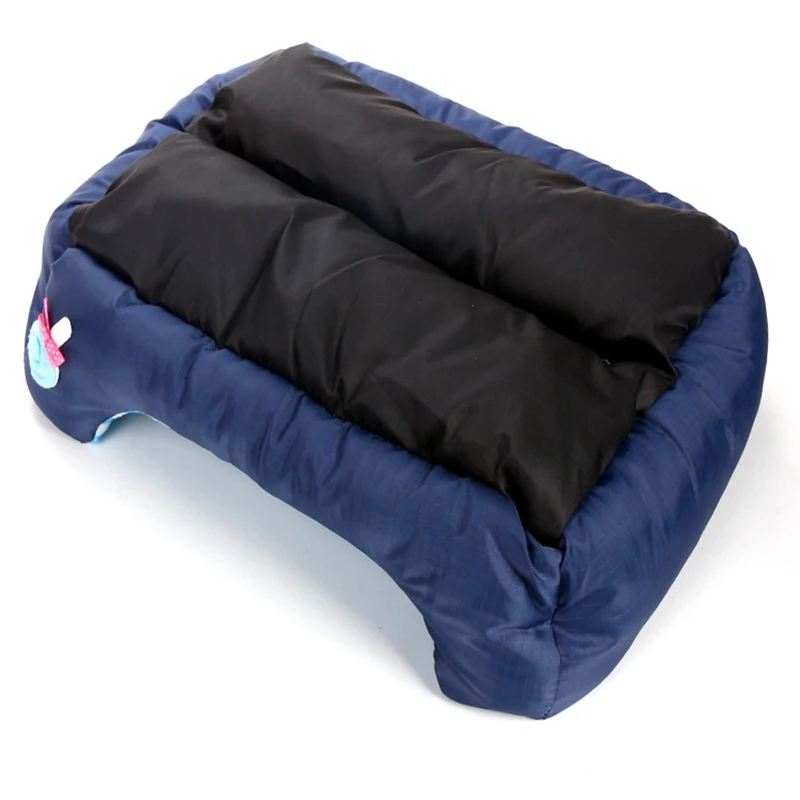 Зимний диван для собак бархатная кровать питомцев в горошек щенка котенка