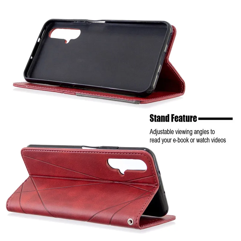 on for huawei nova 5t case magnetic wallet leather flip phone cover for huawei nova 5t 5 t nova5t stand cases with card holder free global shipping
