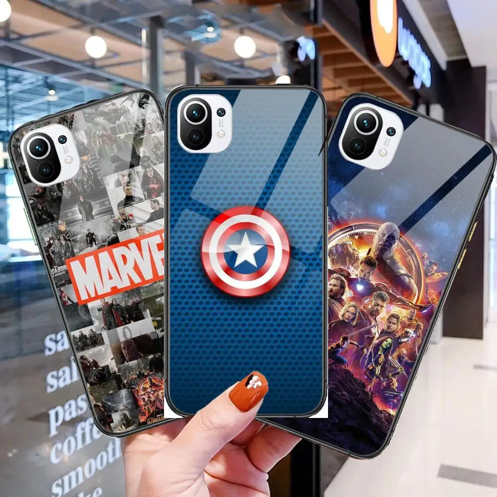 

Tempered Glass Phone shell Case For xiaomi redmi 11 Lite pro Ultra 10T 10 9 8 cc se Cover Silicone Cases