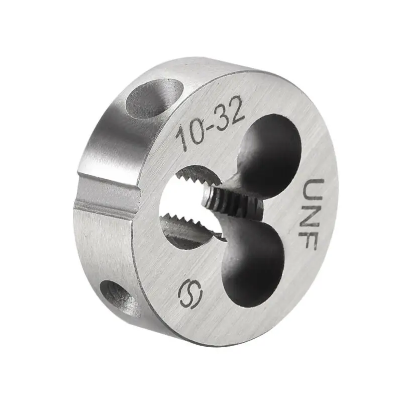 

10-32 UNF Right Hand Round Threading Die HSS Metalworking Tool(High Speed Steel)