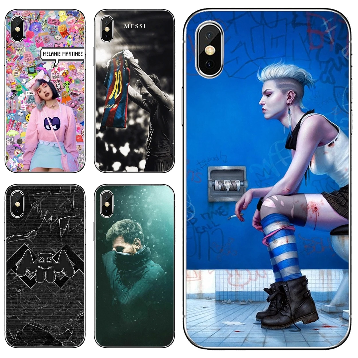 Мягкий чехол Marshmello из ТПУ для Samsung Galaxy A9 A8 Star Lite A3 A5 A7 A6 Plus 2018 2015 2016 2017|Бамперы| |
