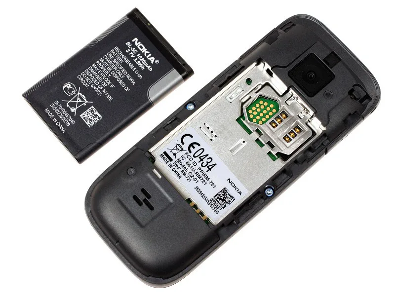 Nokia C2 C2-01 разблокированный gsm мобильный телефон английский и арабский и иврит и русская клавиатура б/у мобильные телефоны