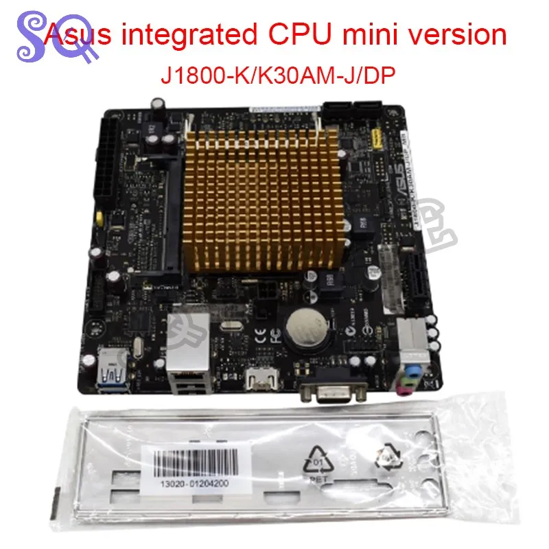 

For ASUS J1800-K/K30AM-J/DP Integrated CPU All-in-One Mini Motherboard ITX 17*17 VGA/HDMI Support 1600 MHz