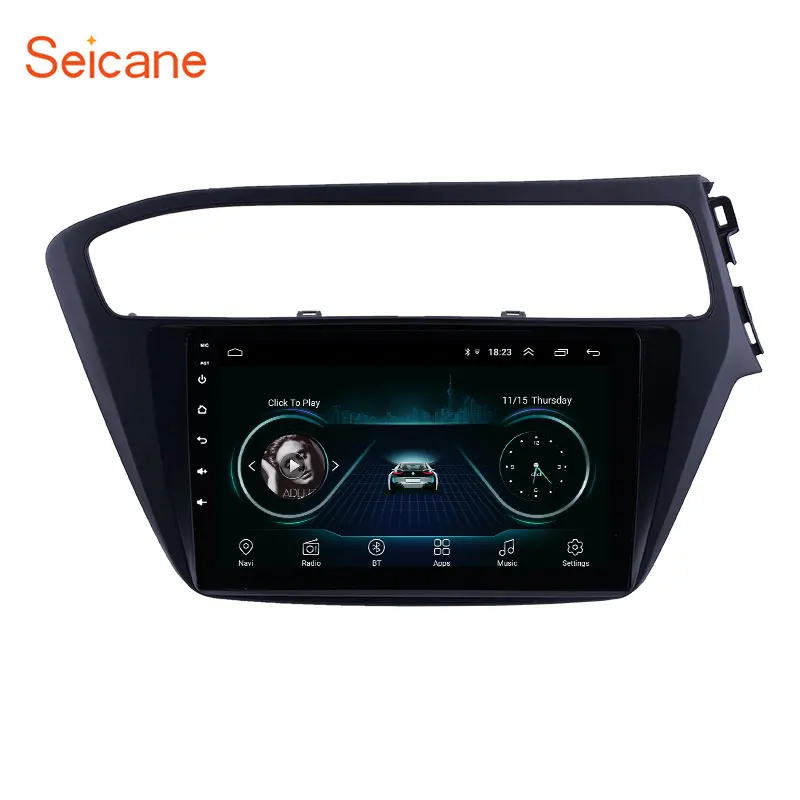 Автомобильный мультимедийный плеер Seicane 9 дюймов Android 1 GPS навигация для 2018 2019 Hyundai