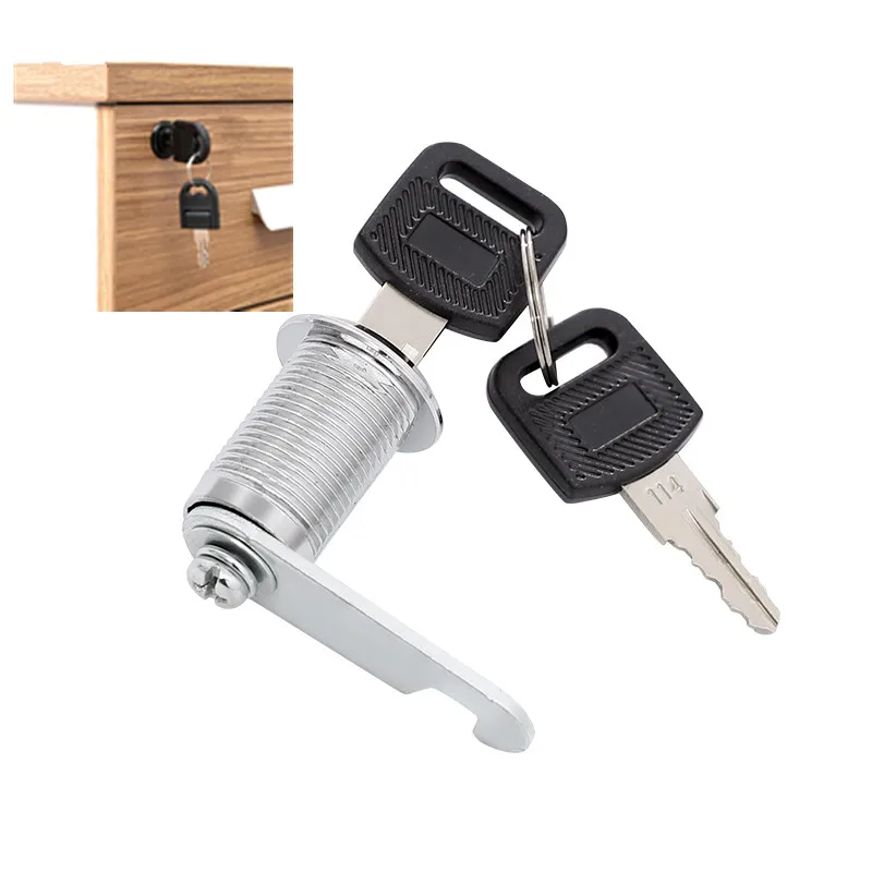 20 мм замок из цинкового сплава с ящиком 2 ключами безопасности мебельный дверной