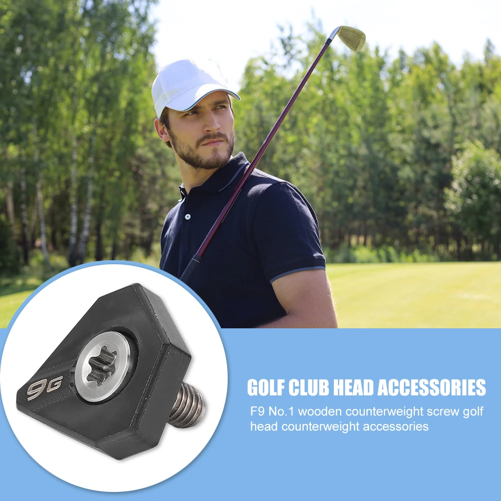 

F9 Golf Weights Screw Replacement Aluminium Alloy Golf Club Heads Accessories for Outdoor Exercise Sport Ornament