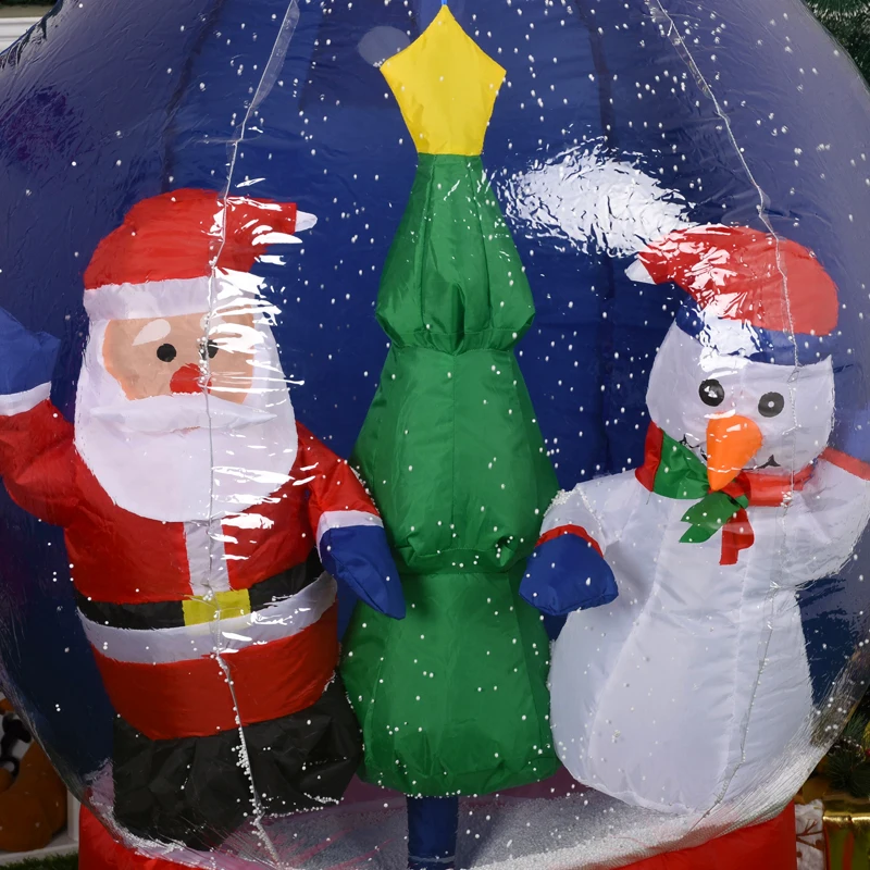 Надувной Санта Клаус рождественские украшения на открытом воздухе для дома