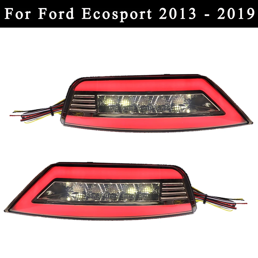 

Задний бампер отражатель лампы мульти-Функция светодиодные задние тормозные огни Противотуманные огни для Ford Ecosport 2013-2018