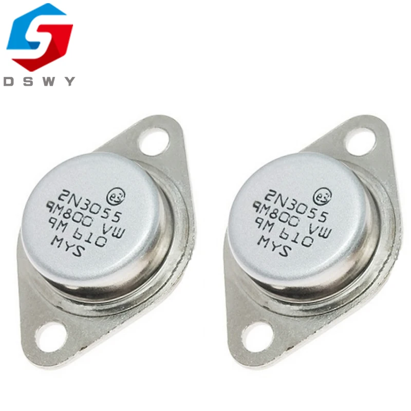 

5PCS Transistor 2N3055 3055 TO-3 15A 60V NPN AF Amp Audio Power New