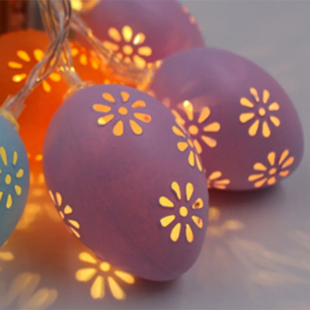 Креативная Пасхальная яичная нить лампа цыпленок балкон спальня гирлянда