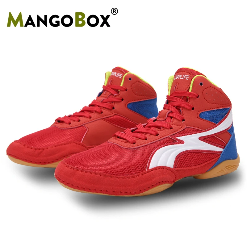 

Детская обувь для борьбы, профессиональная боксерская обувь, детские тренировочные спортивные кроссовки, нескользящая спортивная обувь для мальчиков