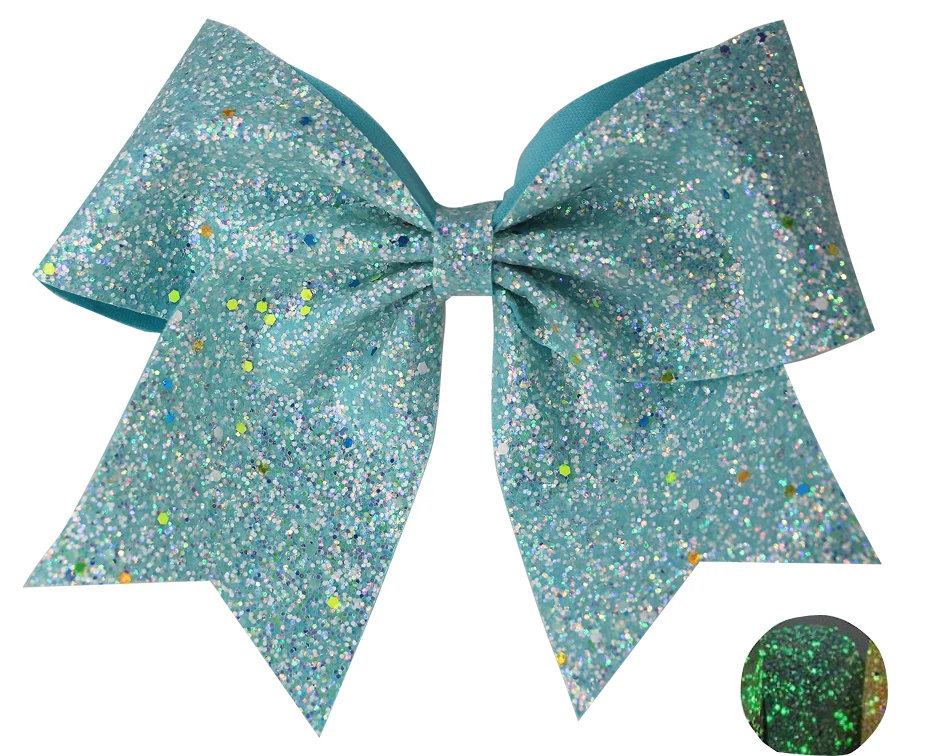 Новые рождественские Светящиеся 7 &quotдетский бант для волос световой из