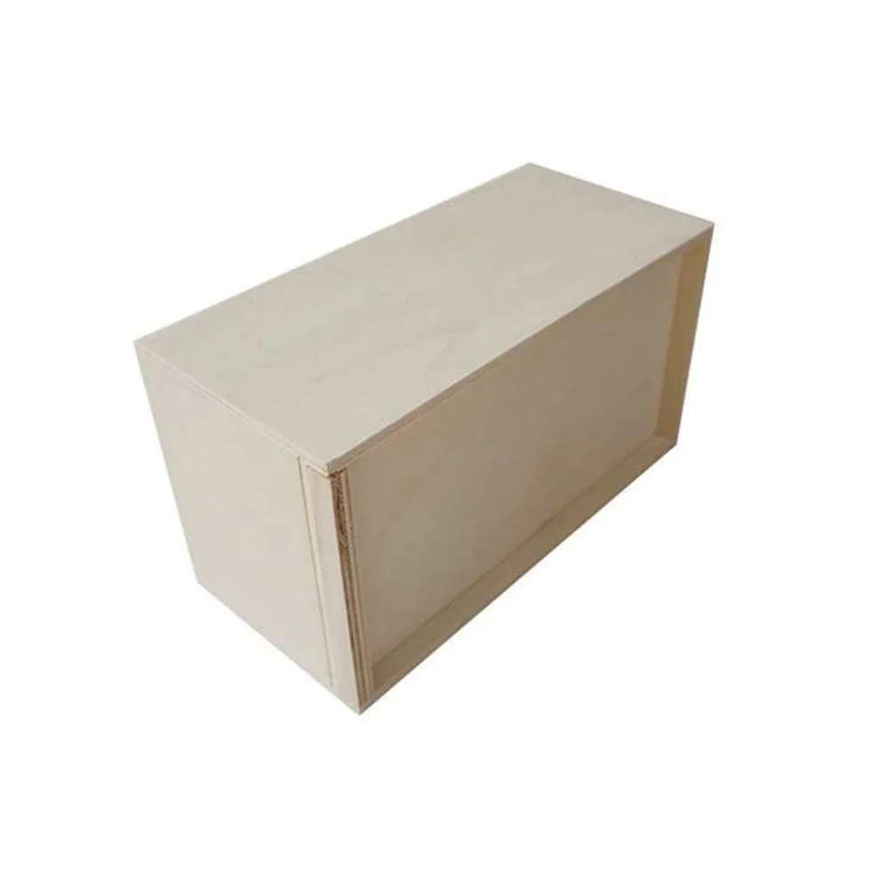 

2PCS DIY Tissue Boxes Wooden Napkin Box Tissue Boxes Plain Color Napkin Holders for Home Shop