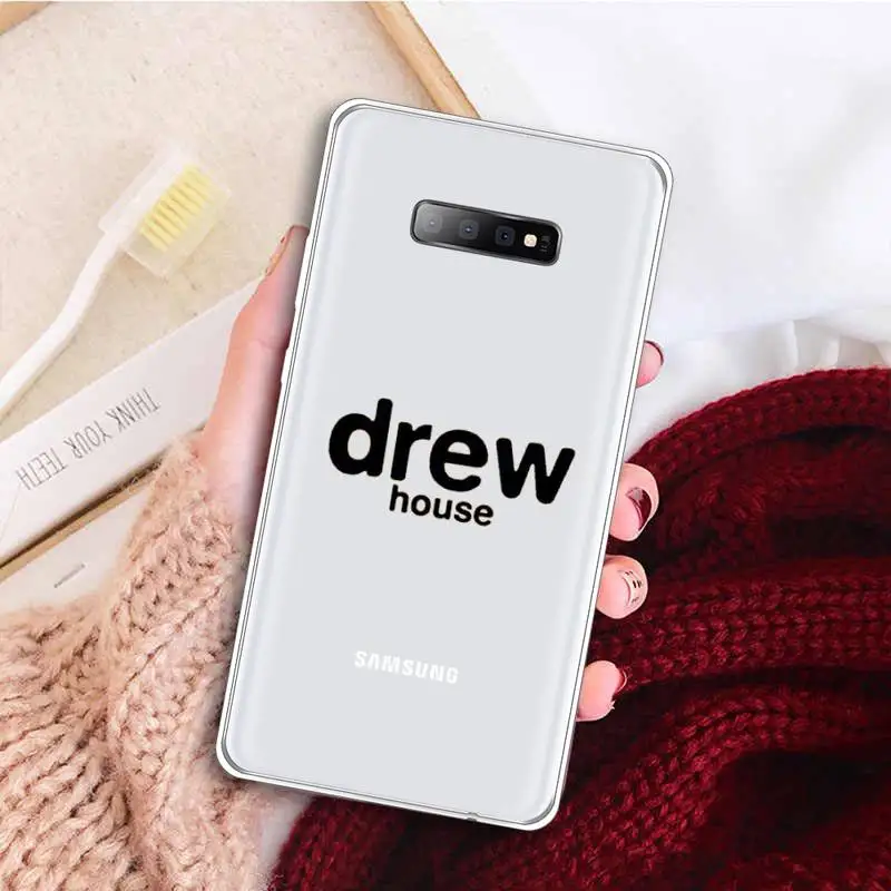 

Justin Bieber drew house Phone Case Transparent For Samsung Galaxy A 71 21s S note 8 9 10 plus 20 ultra