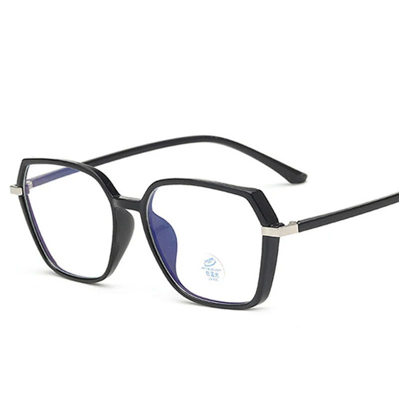 

Ahora 2020 Polygon Anti Blue Light Computer Eye Glasses Frames for Women Men Trendy Oversized Eyewear Transparent Spectacles