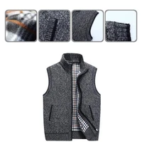 stylish autumn vest sleeveless soft plush winter waistcoat men vest men waistcoat
