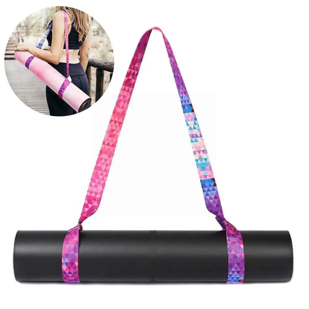 

Adjustable Yoga Mat Strap Belt Sports Sling Shoulder Fitness Yoga Carry Stretch Elastic Belt Belt Exercise A8i7