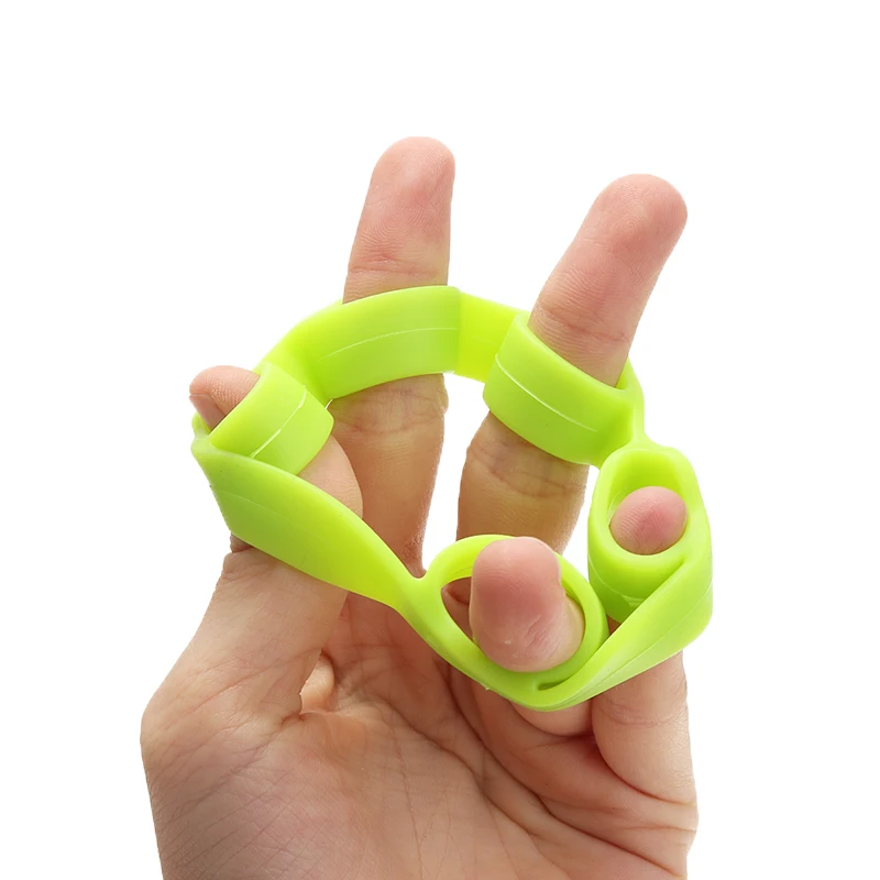 Силиконовый Пальчиковый захват носилки тренажер для рук Резистентные ленты сила