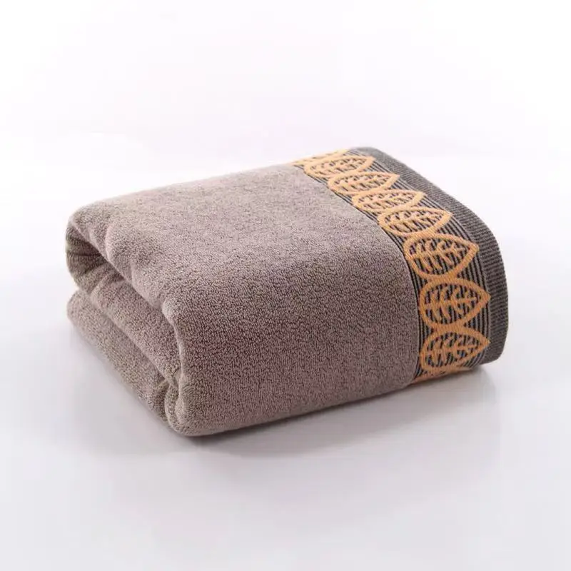 

Jacquard absorbent thick adult towel cotton towel embroidered l large bath towel household bath towel children's bath towel