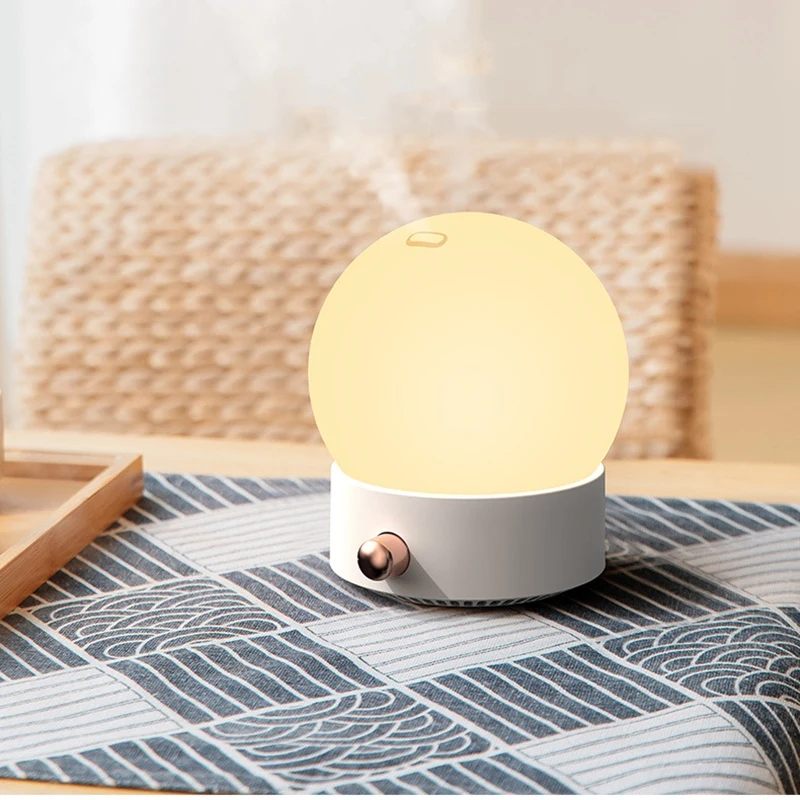 

Aroma Diffuser Ultrasonic Essential Oil Air Humidifier Full Moon Lamp Night Light Night Cool Mist Purifier for Office