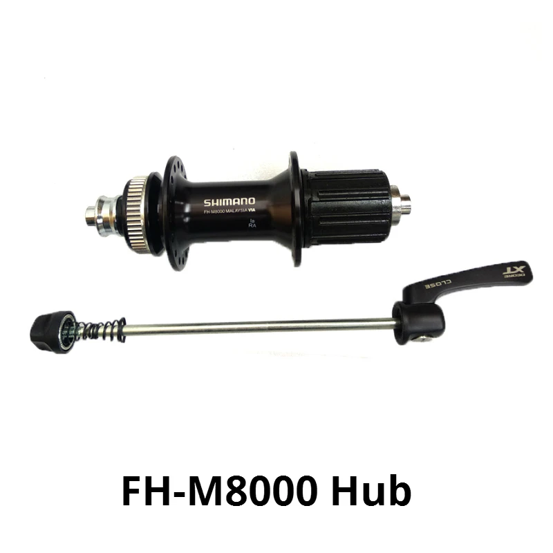 FH-M8000 rear hub XT M8000/M8010 32 отверстия для горного велосипеда FH-M8000 HB-M8000 135*10 мм/100*15 мм/142*12 мм Boost 110 мм 148 мм - Цвет: FH-M8000 rear hub