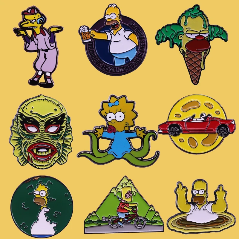 

SP090 Cartoon Anime Hard Funny Enamel Pins Brooch Women Men Lapel Pin Backpack Bags Badges Jewelry Gifts 1 pcs