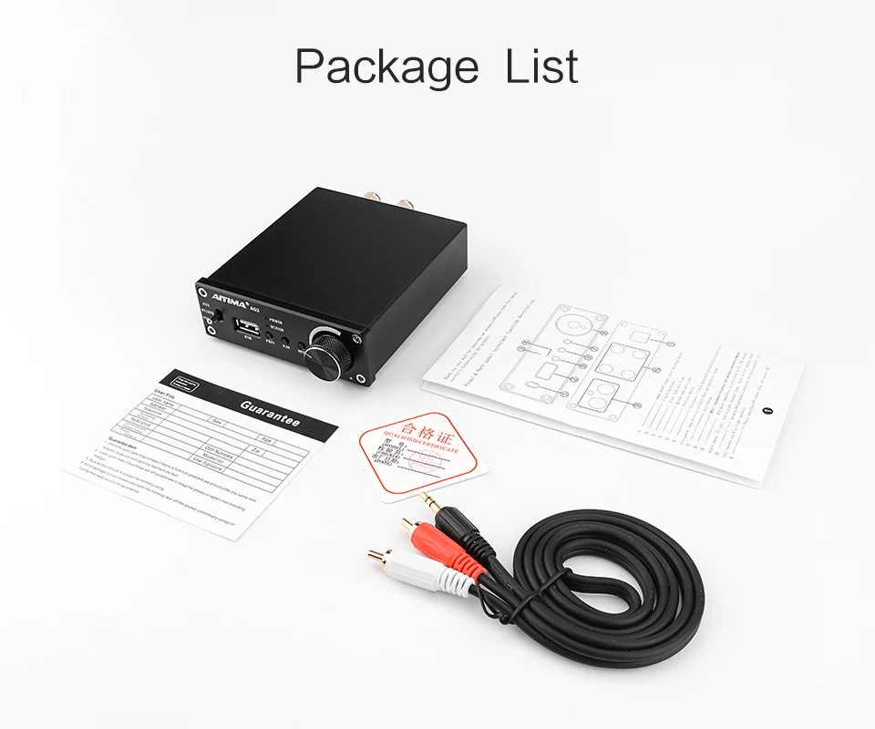 AIYIMA HIFI TPA3116 Bluetooth 5,0 усилитель мощности стерео цифровой слуховой аппарат 50 Вт* 2 AUX домашний кинотеатр Усилители звука Amp