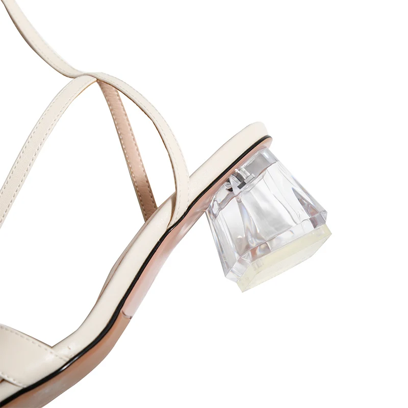 

Fashion women sandals summer 2020 female shoes woman open toe transparent high heels pink dress gladiator sandals big size 40 41