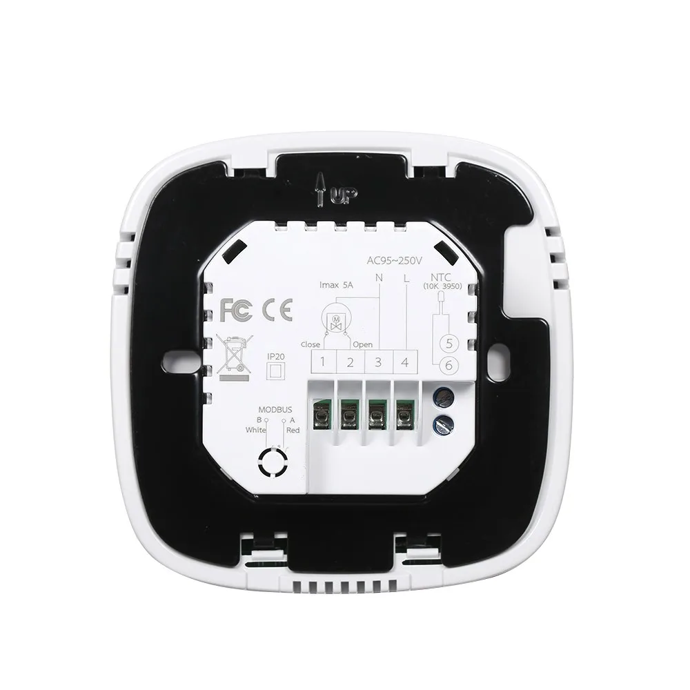 Программируемый на неделю ЖК-дисплей сенсорный экран термостат для подогрева