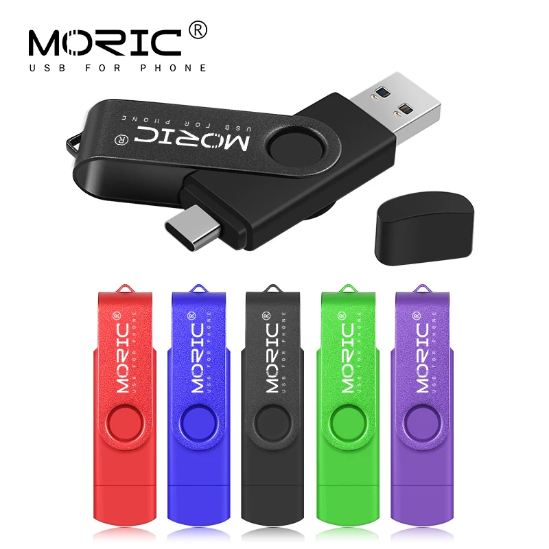 USB флеш накопитель Type C 2 0 с вращением на 360 ° cle 64G usb для смартфонов 8 ГБ 16 32 128