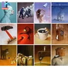 Рисунок по номерам для взрослых на холсте, Сатирическое искусство, цифровая раскраска, картины маслом по номерам, украшение для дома